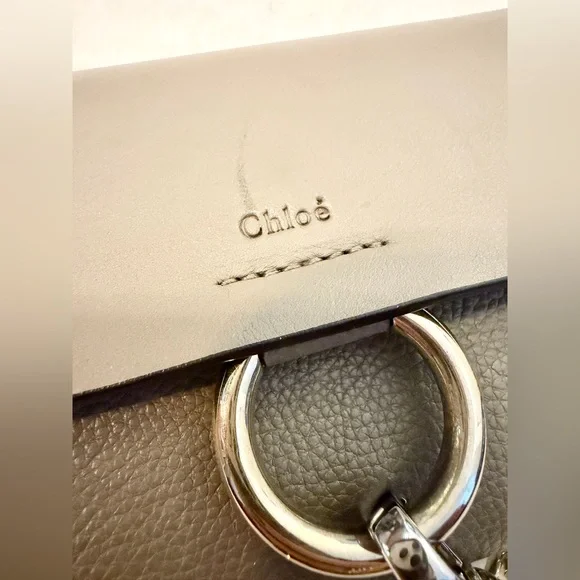 Chloe Mini Faye Leather Crossbody Bag - Picture 3 of 6